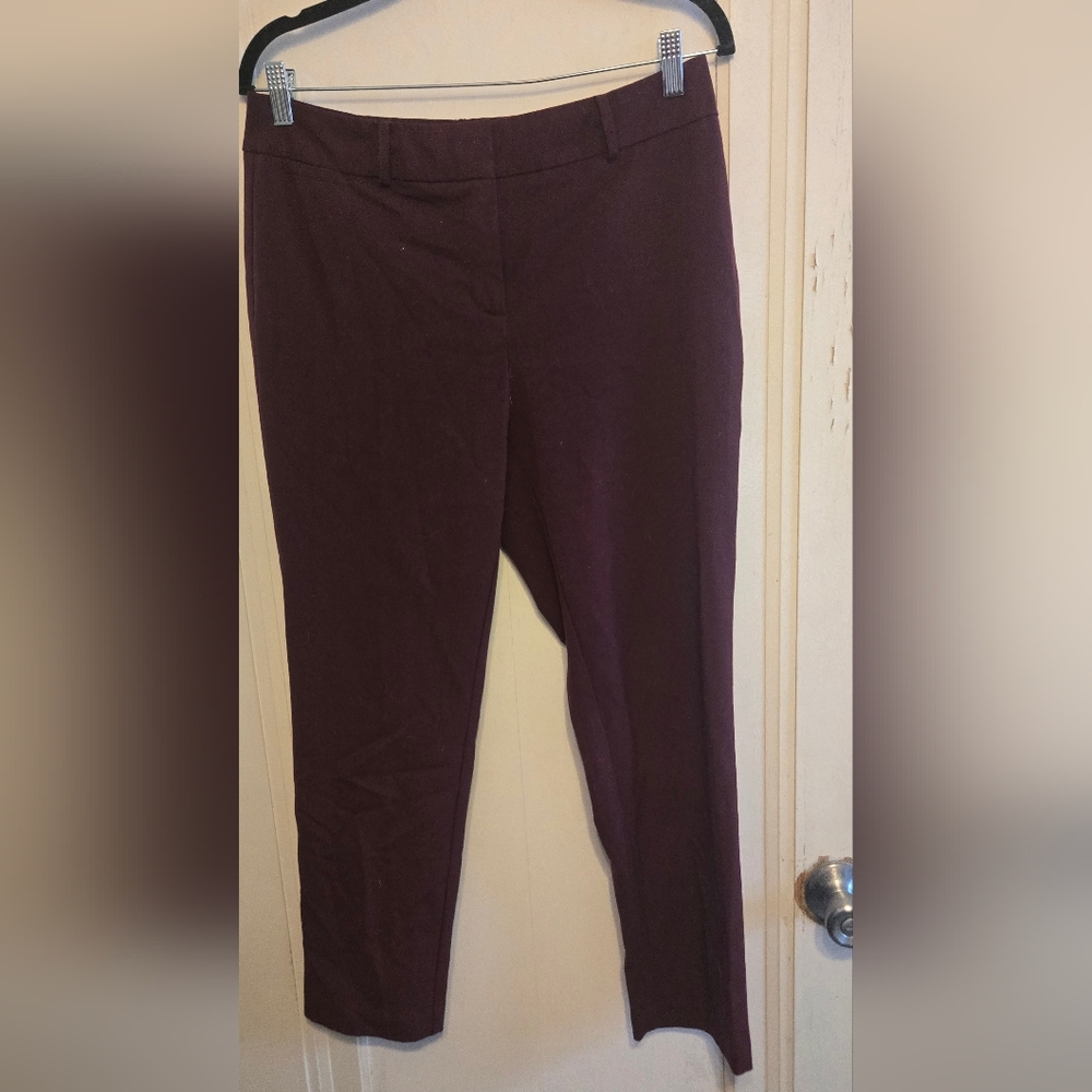 Burgandy Liz Claiborne Emma Dress Pant Size 6